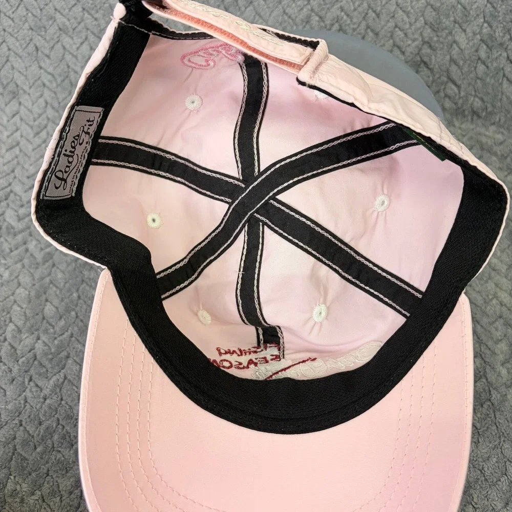 Cabela's Fishing Season Til Death Do Us Part Adjustable Ladies Pink Hat